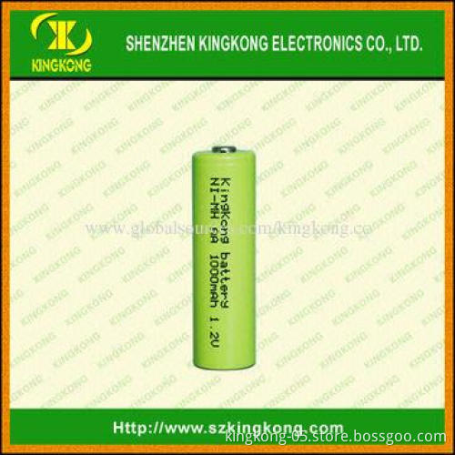 Rechargeable NiMH Batteries with 1.2V Voltage and 2,100mAh Capacity